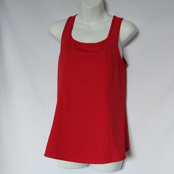 Lululemon Tank Top Red Cutout Back Detail - Picture 1 of 3